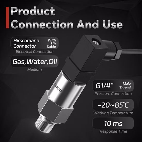 Huatian ステンレス鋼 4 ワイヤー標準パッケージボードセンサー圧力トランスデューサー